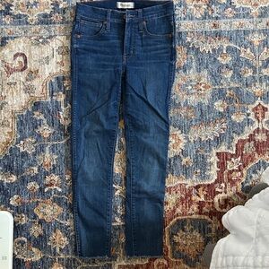 Madewell Dark Blue Skinny Jeans